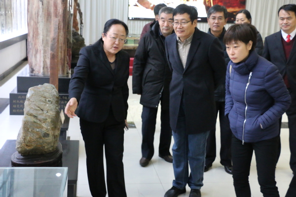 参观地质博物馆